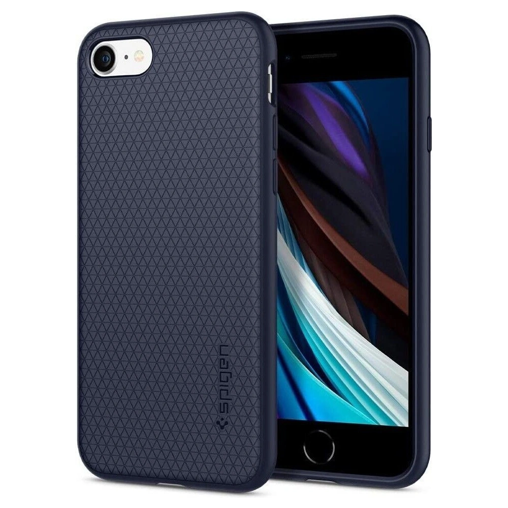 Etui Spigen Liquid Air Apple iPhone SE 2022/SE 2020/8/7 Midnight Blue