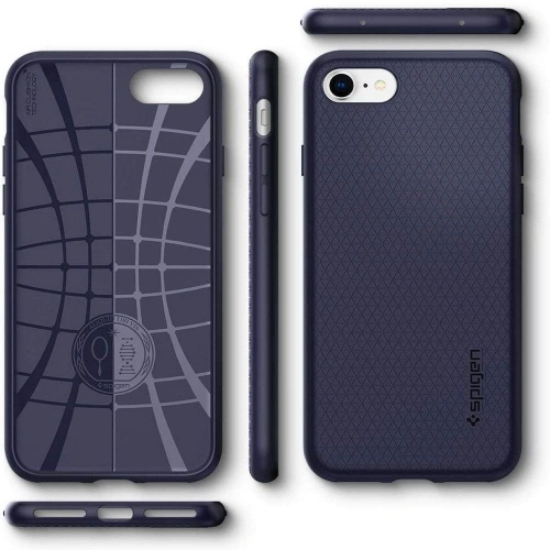 Kup Etui Spigen Liquid Air Apple iPhone SE 2022/SE 2020/8/7 Éjféli Kék - SPN1056BLU - {ean13} - Sklep Home Screen