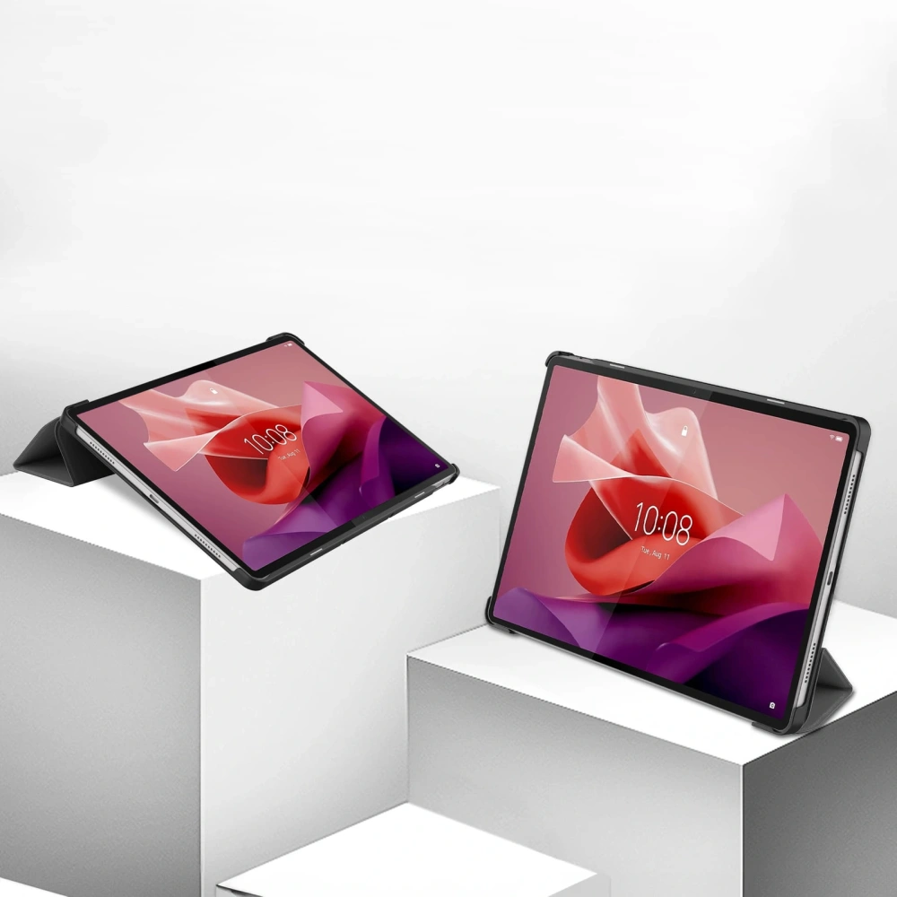 Etui Bizon Case Tab Croc do Lenovo Tab P12 12.7 TB 370 szare