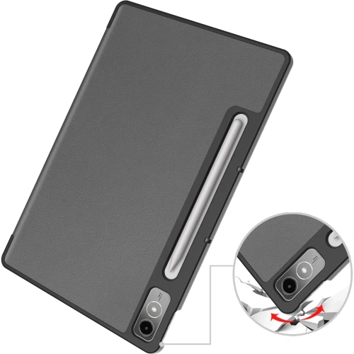 Kup Bizon Case Tab Croc Lenovo Tab P12 12,7 TB 370 grau - BIZ3674 - {ean13} - Sklep Home Screen
