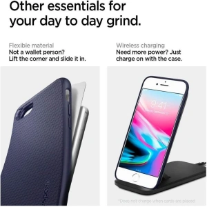 Etui Spigen Liquid Air Apple iPhone SE 2022/SE 2020/8/7 Midnight Blue