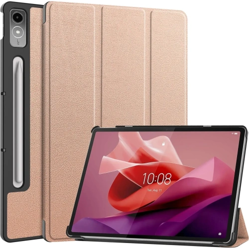 Kup Etui Bizon Case Tab Croc do Lenovo Tab P12 12.7 TB 370 różowozłote - BIZ3676 - {ean13} - Sklep Home Screen