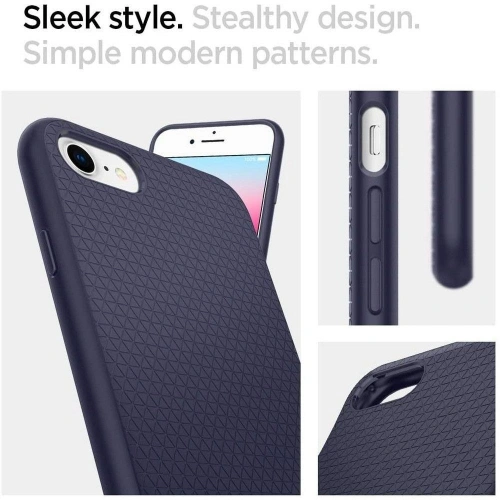 Kup Etui Spigen Liquid Air Apple iPhone SE 2022/SE 2020/8/7 Éjféli Kék - SPN1056BLU - {ean13} - Sklep Home Screen