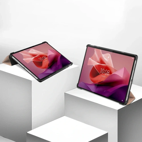 Kup Bizon Caz Tab Croc Lenovo Tab P12 12.7 TB 370 auriu roz - BIZ3676 - {ean13} - Sklep Home Screen