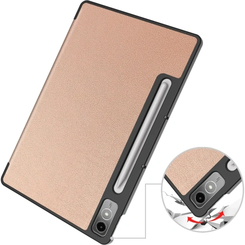 Kup Etui Bizon Case Tab Croc do Lenovo Tab P12 12.7 TB 370 różowozłote - BIZ3676 - {ean13} - Sklep Home Screen