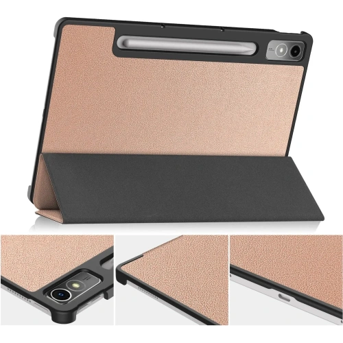 Kup Etui Bizon Case Tab Croc do Lenovo Tab P12 12.7 TB 370 różowozłote - BIZ3676 - {ean13} - Sklep Home Screen