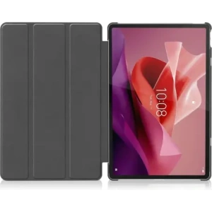 Etui Bizon Case Tab Croc do Lenovo Tab P12 12.7 TB 370 różowozłote