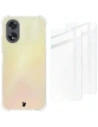 Etui + 2x szkło na ekran Bizon Case Clear Pack do Oppo A38 4G przezroczyste