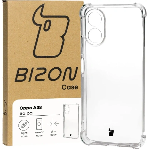 Kup Elastyczne etui Bizon Case Salpa do Oppo A38 4G przezroczyste - BIZ3678 - {ean13} - Sklep Home Screen