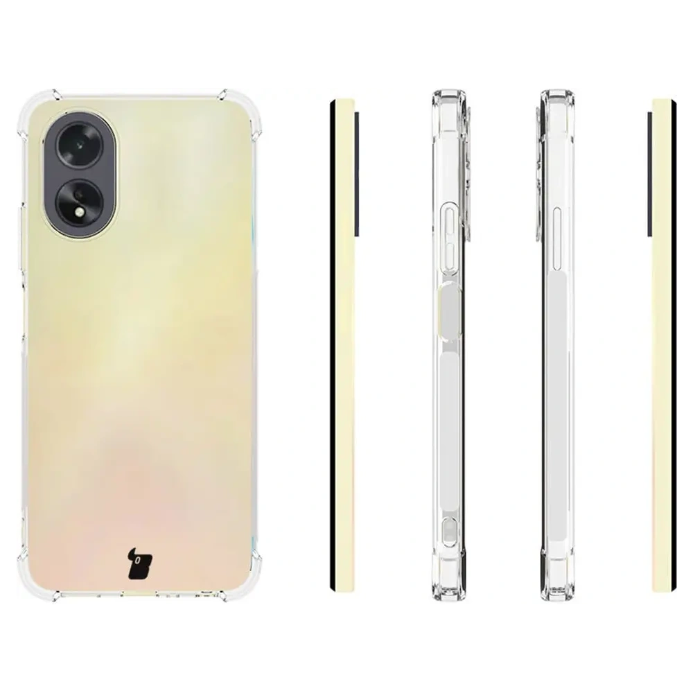 Elastyczne etui Bizon Case Salpa do Oppo A38 4G przezroczyste