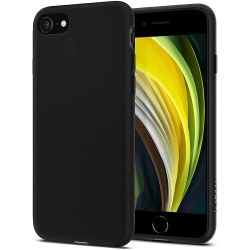 Kup Spigen Apple Tasche Liquid Crystal iPhone SE 2022/SE 2020/8/7 Mattschwarz - SPN1057BLK - {ean13} - Sklep Home Screen