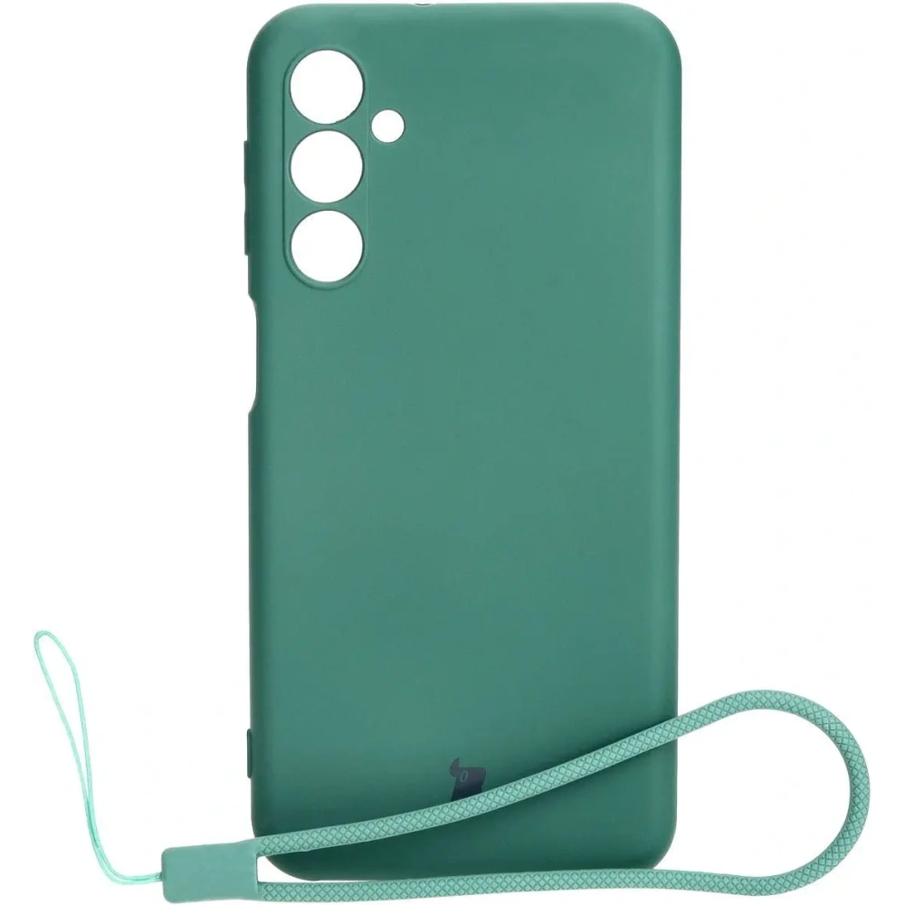 Etui Bizon Case Silicone do Samsung Galaxy M34 5G ciemnozielone
