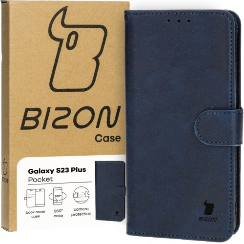 Kup Etui z klapką Bizon Case Pocket do Samsung Galaxy S23 Plus tmavě modré - BIZ3691 - {ean13} - Sklep Home Screen