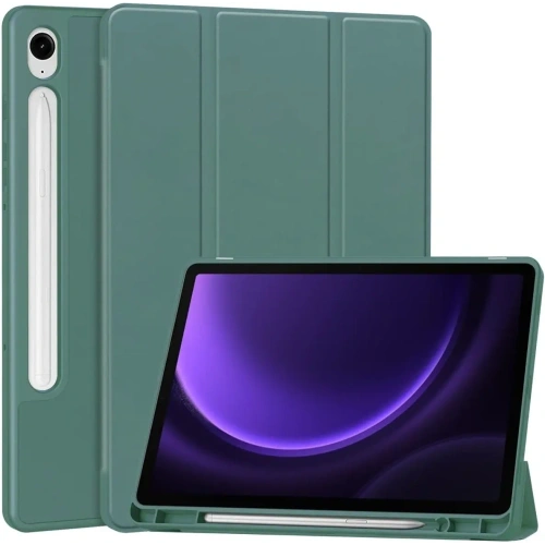 Kup Etui Bizon Case Tab Lizard do Samsung Galaxy Tab S9 / S9 FE tmavě zelené - BIZ3697 - {ean13} - Sklep Home Screen