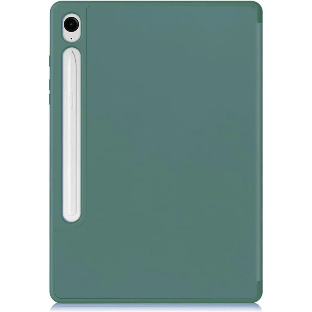 Etui Bizon Case Tab Lizard do Samsung Galaxy Tab S9 / S9 FE ciemnozielone