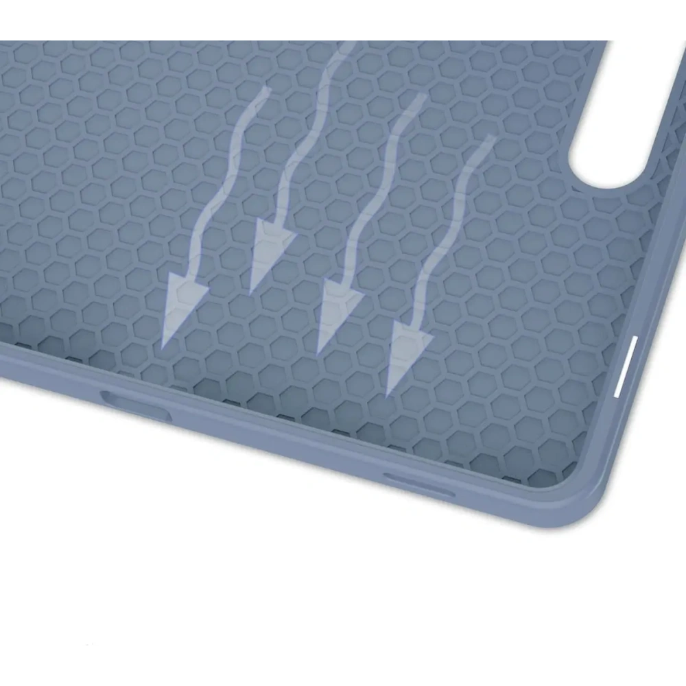 Etui Bizon Case Tab Lizard do Samsung Galaxy Tab S9 / S9 FE lawendowe