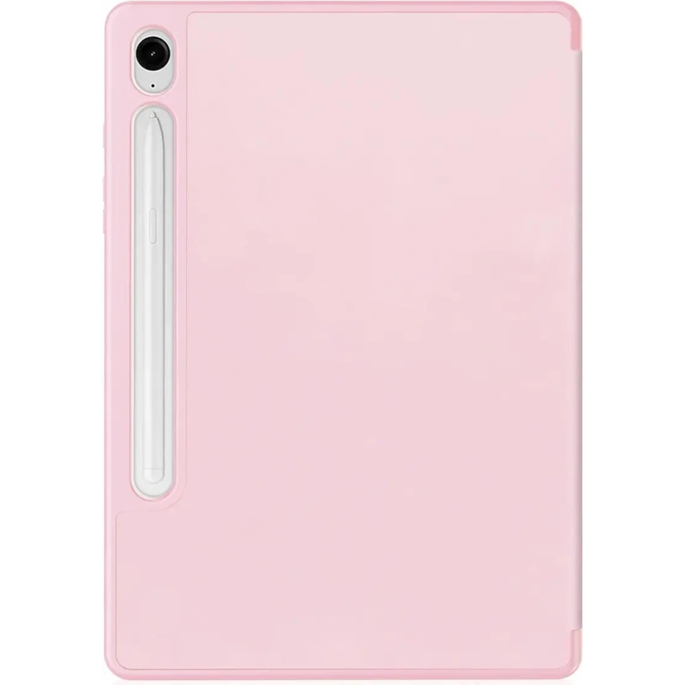 Etui Bizon Case Tab Lizard do Samsung Galaxy Tab S9 / S9 FE różowe