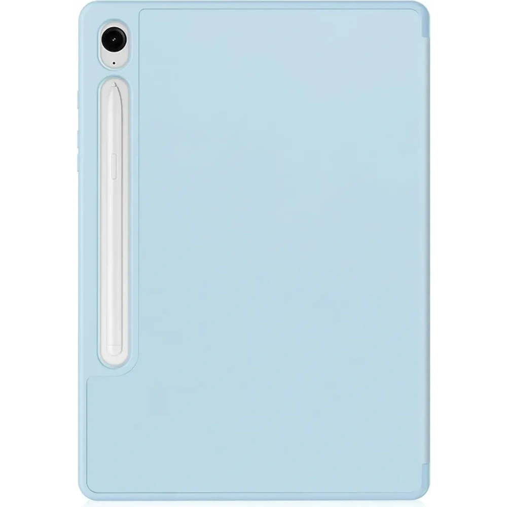 Etui Bizon Case Tab Lizard do Samsung Galaxy Tab S9 / S9 FE błękitne