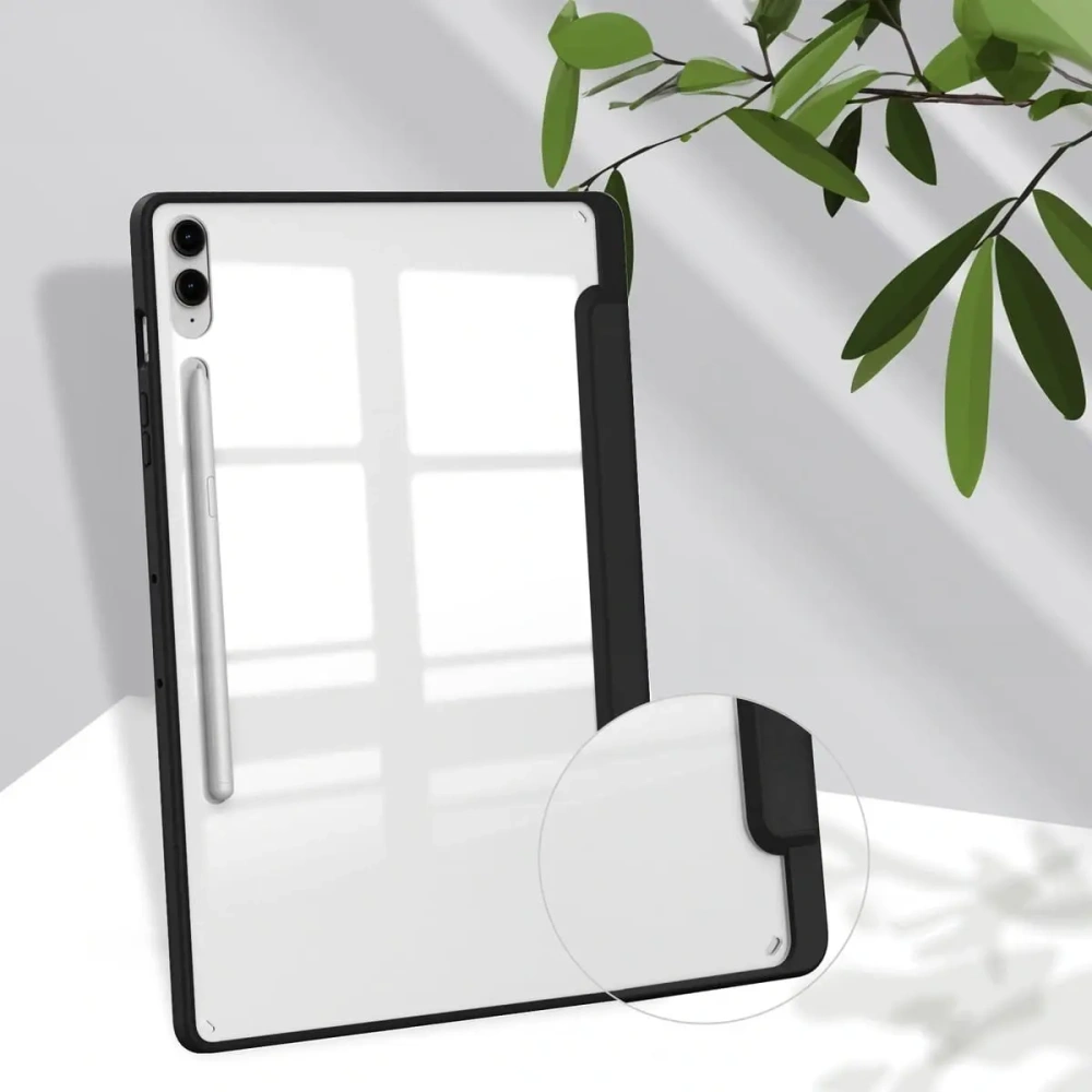 Etui Bizon Case Tab Clear Matt do Samsung Galaxy Tab S9 FE Plus czarne