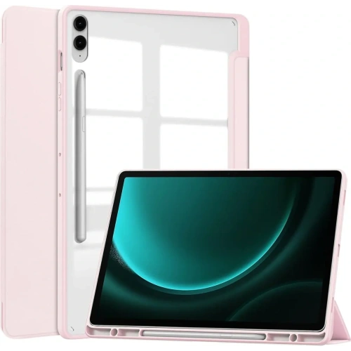 Kup Etui Bizon Case Tab Clear Matt do Samsung Galaxy Tab S9 FE Plus jasnoróżowe - BIZ3704 - {ean13} - Sklep Home Screen