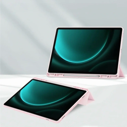 Kup Etui Bizon Case Tab Clear Matt do Samsung Galaxy Tab S9 FE Plus jasnoróżowe - BIZ3704 - {ean13} - Sklep Home Screen