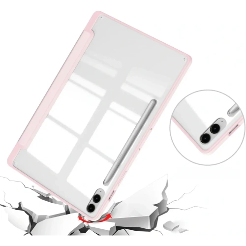 Kup Etui Bizon Case Tab Clear Matt do Samsung Galaxy Tab S9 FE Plus jasnoróżowe - BIZ3704 - {ean13} - Sklep Home Screen
