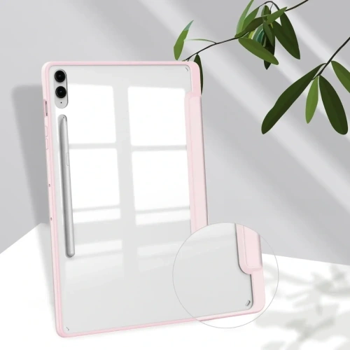 Kup Etui Bizon Case Tab Clear Matt do Samsung Galaxy Tab S9 FE Plus jasnoróżowe - BIZ3704 - {ean13} - Sklep Home Screen
