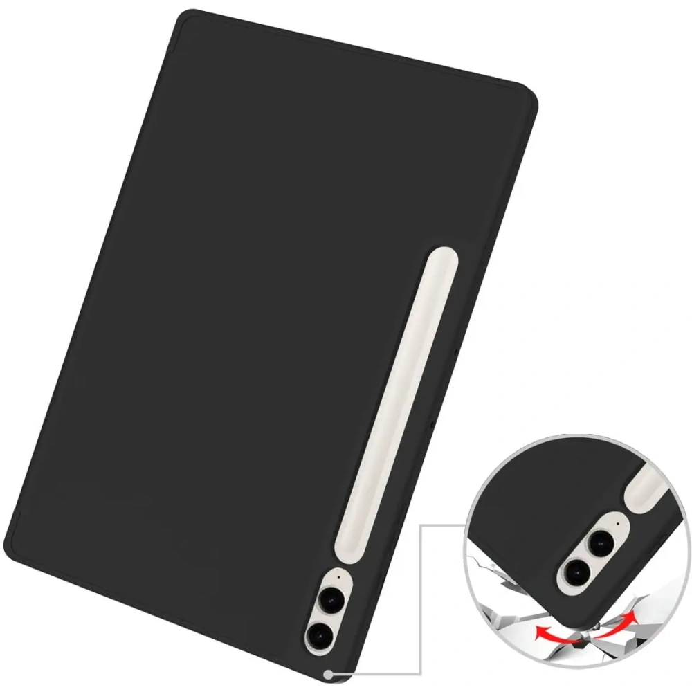 Etui Bizon Case Tab Lizard do Samsung Galaxy Tab S9 FE Plus czarne