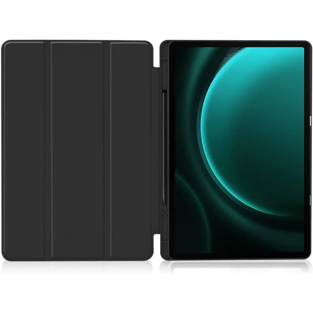 Etui Bizon Case Tab Lizard do Samsung Galaxy Tab S9 FE Plus czarne