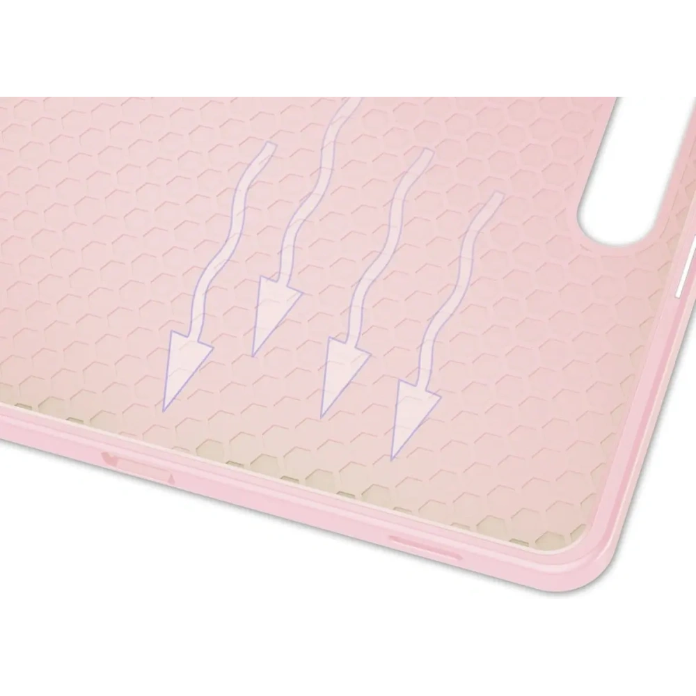 Etui Bizon Case Tab Lizard do Samsung Galaxy Tab S9 FE Plus różowe