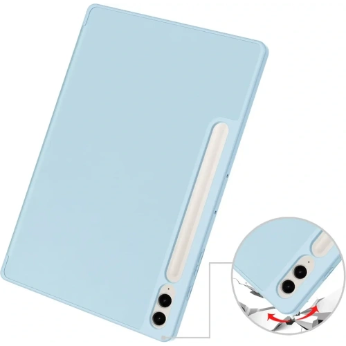 Kup Etui Bizon Case Tab Lizard do Samsung Galaxy Tab S9 FE Plus błękitne - BIZ3708 - {ean13} - Sklep Home Screen