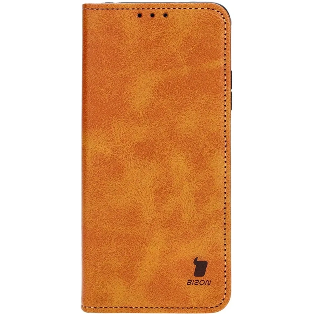 Etui z klapką Bizon Case Pocket Pro do Xiaomi Redmi Note 12 5G / Xiaomi Poco X5 brązowe