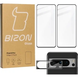 Buy BIZON Edge 2x screen glass + camera glass Pixel 8 Pro - BIZ3712 - {ean13} - Home Screen Store Europe