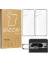 2x Szkło na ekran + szkło na aparat BIZON Edge do Pixel 8 Pro