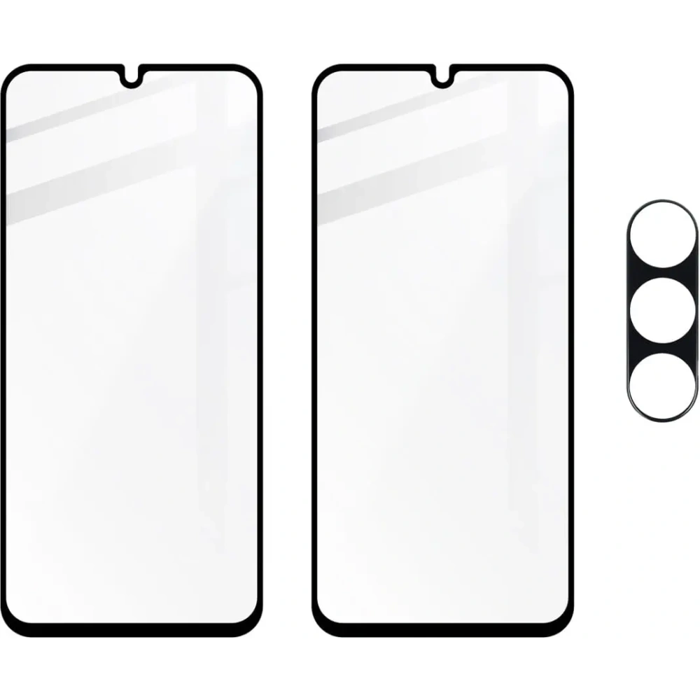 2x Szkło na ekran + szkło na aparat BIZON Edge do Samsung Galaxy M34 5G