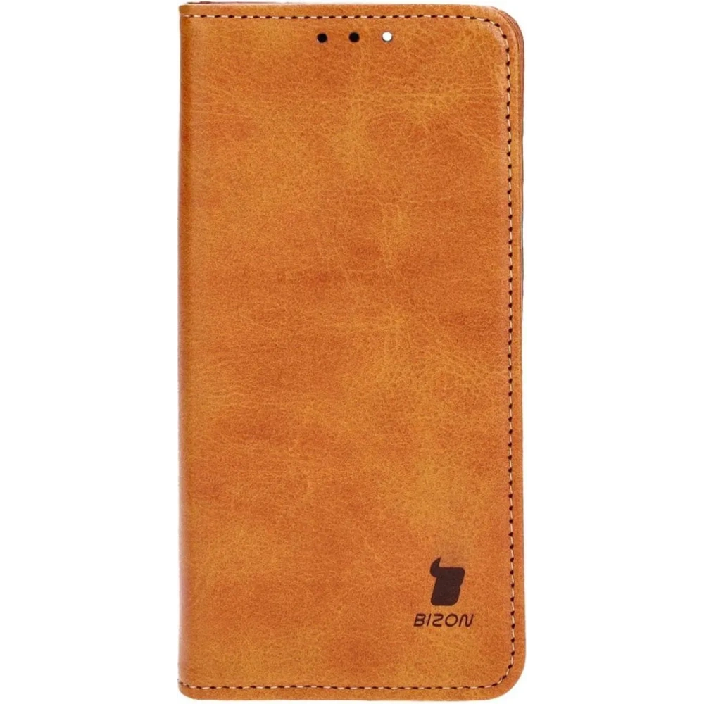 Etui z klapką Bizon Case Pocket Pro do Apple iPhone 14 brązowe