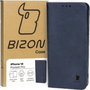 Kup Etui z klapką Bizon Case Pocket Pro do Apple iPhone 14 granatowe - BIZ3718 - {ean13} - Sklep Home Screen