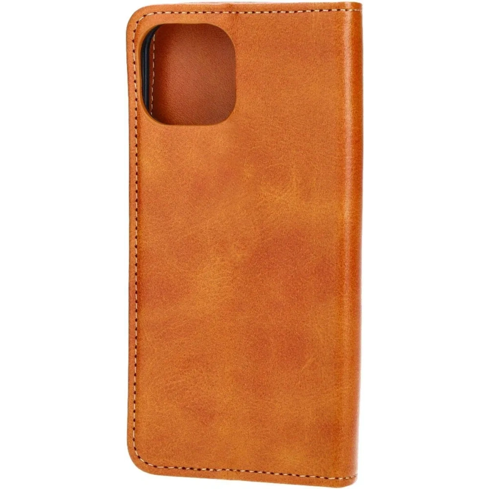 Etui z klapką Bizon Case Pocket Pro do Apple iPhone 15 brązowe