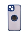 Kup Bizon Case Hybrid Ring Apple iPhone 15 Plus rauchig mit einem marineblauen Rahmen - BIZ3725 - {ean13} - Sklep Home Screen