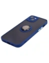 Kup Bizon Case Hybrid Ring Apple iPhone 15 Plus rauchig mit einem marineblauen Rahmen - BIZ3725 - {ean13} - Sklep Home Screen