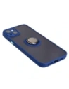 Kup Bizon Case Hybrid Ring Apple iPhone 15 Plus rauchig mit einem marineblauen Rahmen - BIZ3725 - {ean13} - Sklep Home Screen