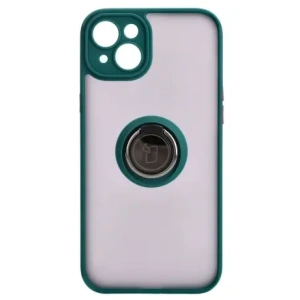Kup Bizon Case Hybrid Ring Apple iPhone 15 Plus füstös sötétzöld kerettel - BIZ3726 - {ean13} - Sklep Home Screen