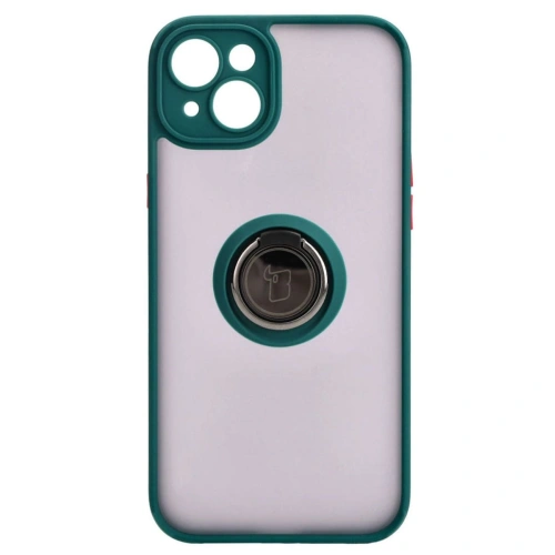 Kup Bizon Case Hybrid Ring Apple iPhone 15 Plus füstös sötétzöld kerettel - BIZ3726 - {ean13} - Sklep Home Screen