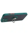 Kup Bizon Case Hybrid Ring Apple iPhone 15 Plus fumuriu cu un cadru verde închis - BIZ3726 - {ean13} - Sklep Home Screen