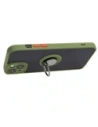 Kup Bizon Case Hybrid Ring Apple iPhone 15 Plus rauchig mit einem grünen Rahmen - BIZ3727 - {ean13} - Sklep Home Screen