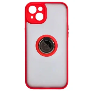 Kup Bizon Case Hybrid Ring Apple iPhone 15 Plus füstös piros kerettel - BIZ3728 - {ean13} - Sklep Home Screen