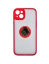 Kup Bizon Case Hybrid Ring Apple iPhone 15 Plus füstös piros kerettel - BIZ3728 - {ean13} - Sklep Home Screen