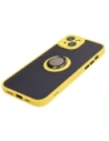Kup Bizon Case Hybrid Gyűrű Apple iPhone 15 Plus füstös sárga kerettel - BIZ3730 - {ean13} - Sklep Home Screen