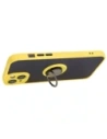 Kup Etui z uchwytem na palec Bizon Case Hybrid Ring do Apple iPhone 15 Plus kouřové s žlutým rámem - BIZ3730 - {ean13} - Sklep Home Screen