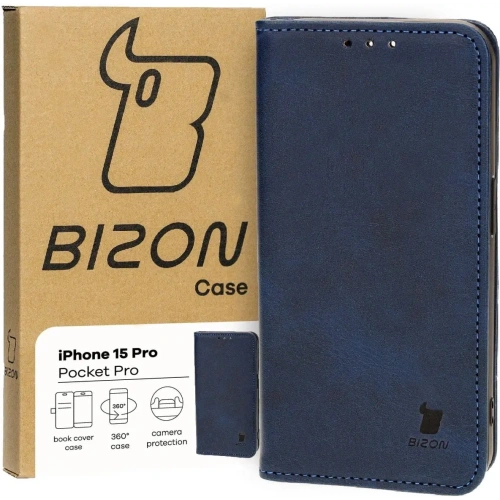 Kup Bizon Case Pocket Pro Apple iPhone 15 Pro sötétkék - BIZ3733 - {ean13} - Sklep Home Screen